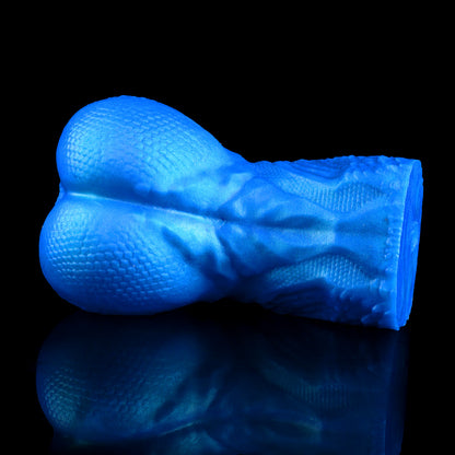 Blue Witch Pocket Pussy mit Schuppen-Textur | Magischer Doppelkanal-Masturbator für Fantasy-Liebhaber