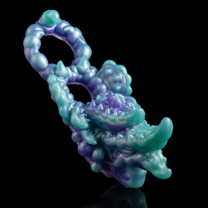 Mystisches Tiefsee-Tentakel Grinding Toy: Doppelring für Ausdauer & Paar-Stimulation