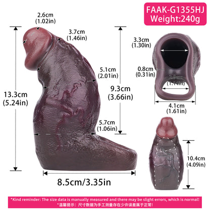 Penis Sleeve – Aufwärts geformte Silikon-Penishülle für intime Zweisamkeit