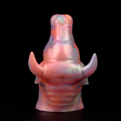 Closed Bull Head Mundknebel - Minotaur Sealed Beast Mask Gag | Platin-Silikon SilikonLust