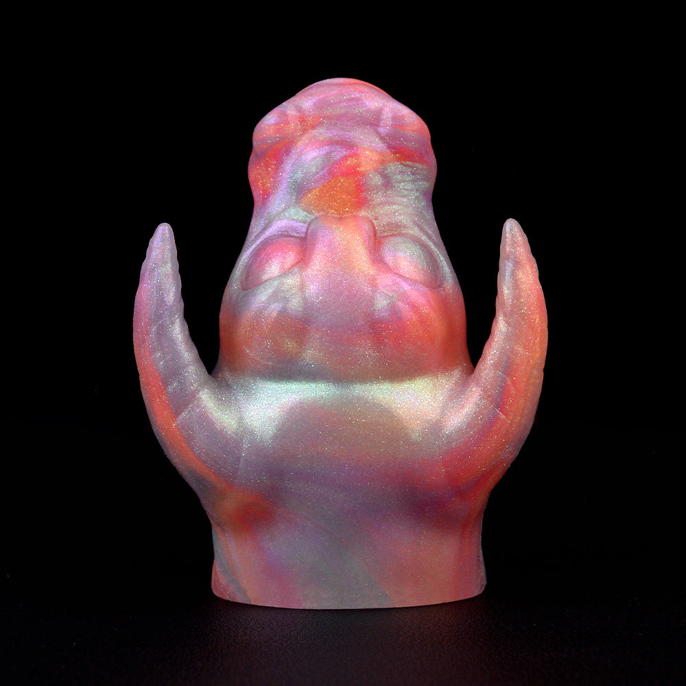 Bull Head Fantasy Gagball – Minotaurus Silikon Mundknebel mit Symmetrischen Stierhörnern und Atemkanal