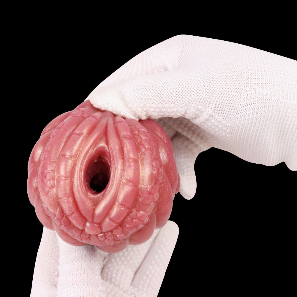 Organic Fantasy Masturbator Sleeve – Sci-Fi Alien Texture Stroker made of Platinum Silicone for Immersive Deep Stimulation