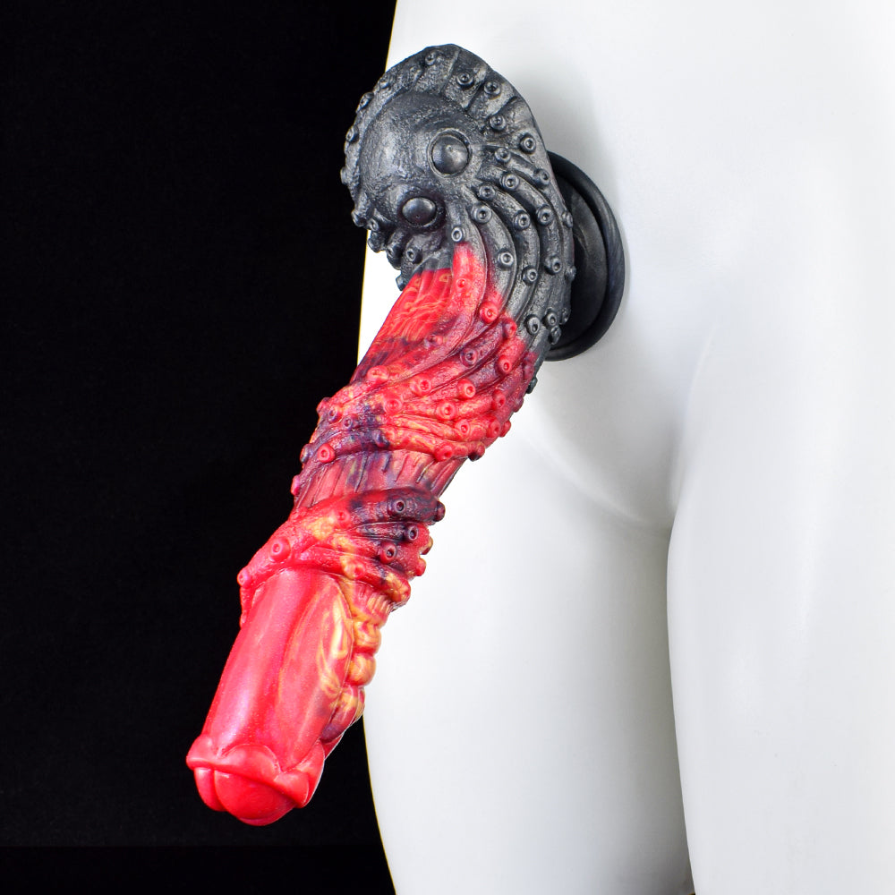 Small Octopus Tentacle Dildo - G and P-Spot Intensifier Where Each Tentacle Stimulates Like a Gentle, Curious Hand.
