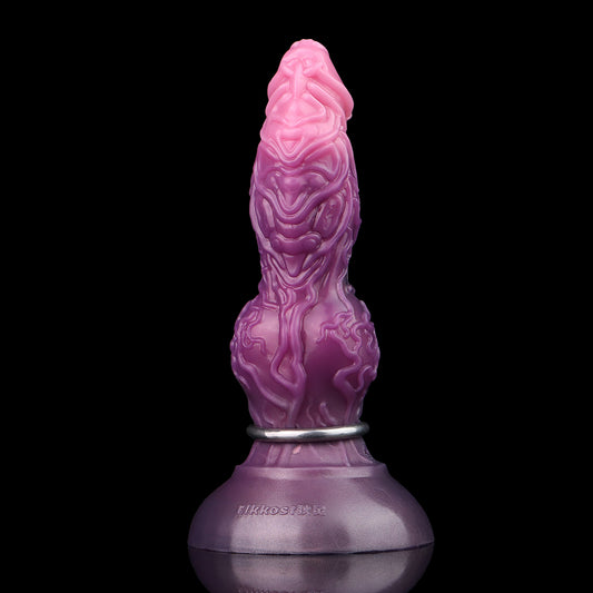 Fantasy Dildo Aufblasbar – Tentakel-Textur & Druckpumpen-Passform | SilikonLust