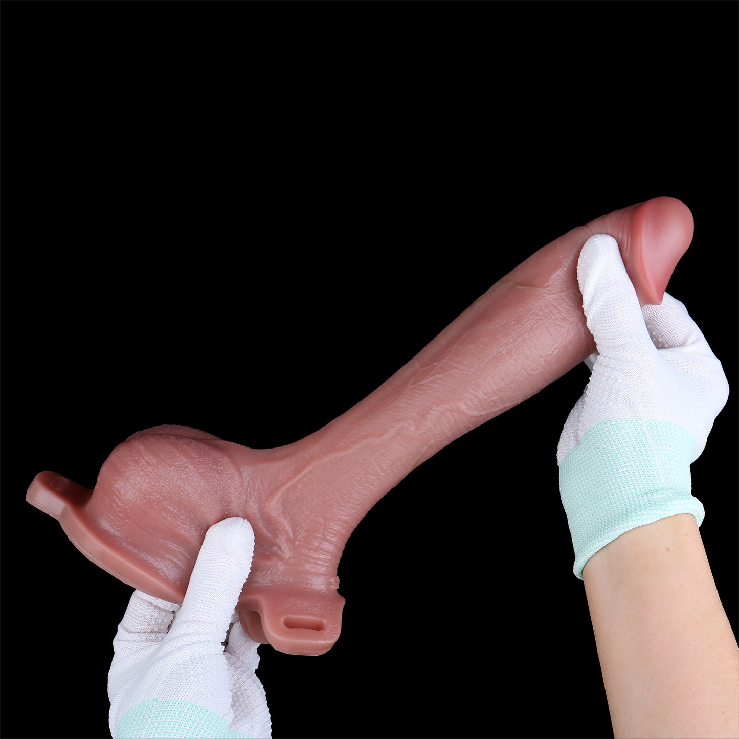 Penis Sleeve Realistisch – Große Hoden, Venenrelief & Tragesystem mit Gurt