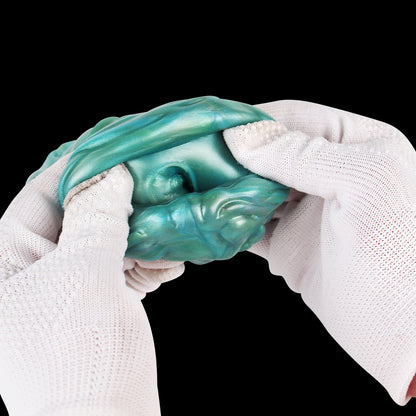 Mystische Fantasy Pocket Pussy in Smaragd-Illusion – Premium Alien-Masturbator aus Platin-Silikon für Solo-Vergnügen