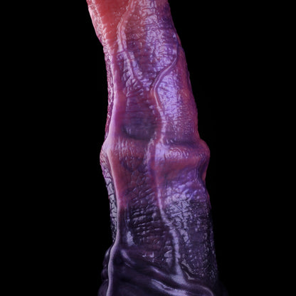 Horse Dildo Abendglut – Modellierte Adern & breite Pferdeform für Fantasy-Paarmomente