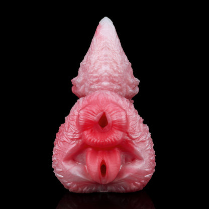 Fantasy Fox-Tail Stroker-Male Masturbator– Pinkes Platin-Silikon & Doppelkanal
