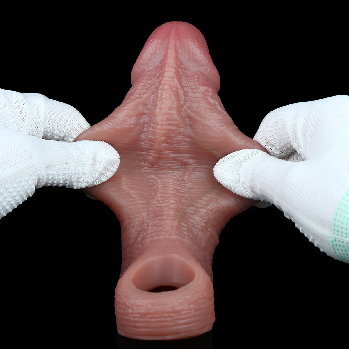 Penis Sleeve – Hautnahes Rosé mit breitem Fixierring für gemeinsame Entdeckungen