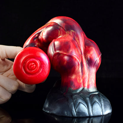 Spiral Flower Bud Fantasy Silicone Dildo - Intense Solo Play Roleplay & Fantasy Couple Scenes