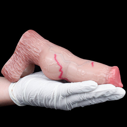 Organischer Canine Penis Sleeve - Silikon Kammer Muskelfluss for Bestialische Tiefenerfahrung