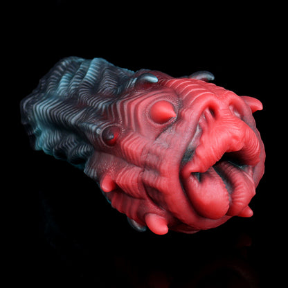 Xenomorph Apex-Schlund – Stacheliger Alien-Masturbator aus Platin-Silikon