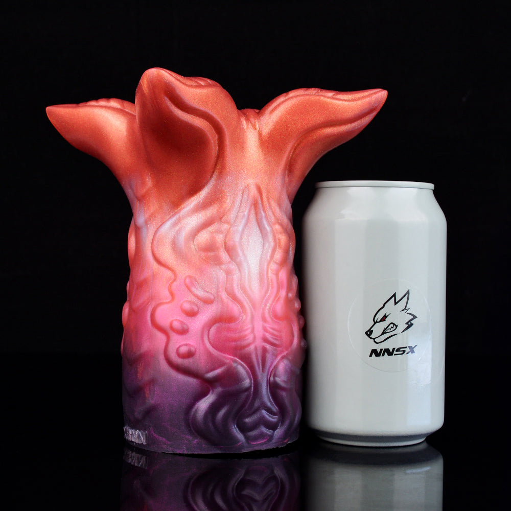 Fantasy Male Masturbator "Alien-Blüte": Kupfer & Lila Perlglanz – Intensives Toy für kosmische Solo-Abenteuer