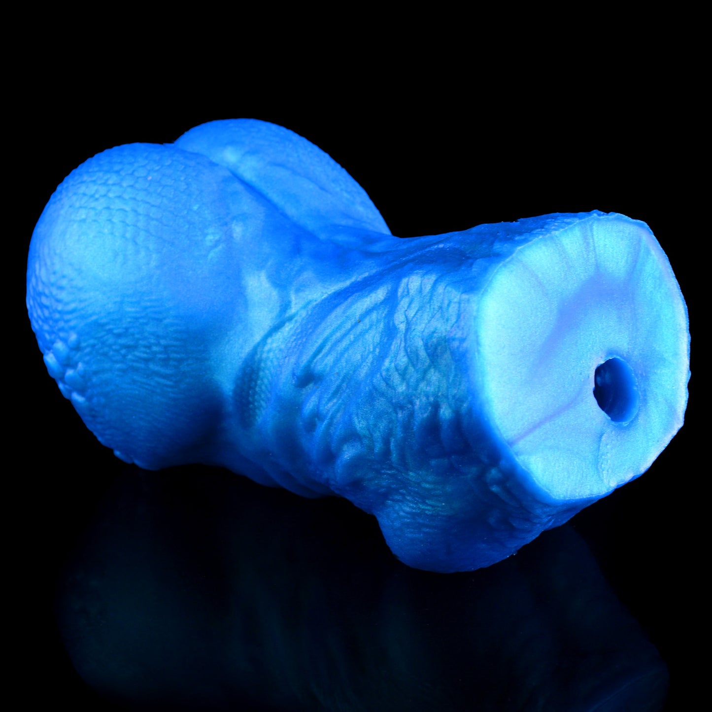 Blue Witch Pocket Pussy mit Schuppen-Textur | Magischer Doppelkanal-Masturbator für Fantasy-Liebhaber