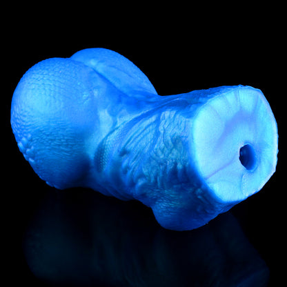Blue Witch Pocket Pussy mit Schuppen-Textur | Magischer Doppelkanal-Masturbator für Fantasy-Liebhaber