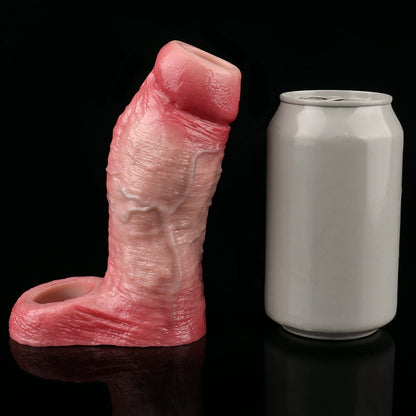 Premium Penis Sleeve mit offener Spitze – Realistischer Penisüberzug & Hodenband für intensiven Hautkontakt und Ausdauer