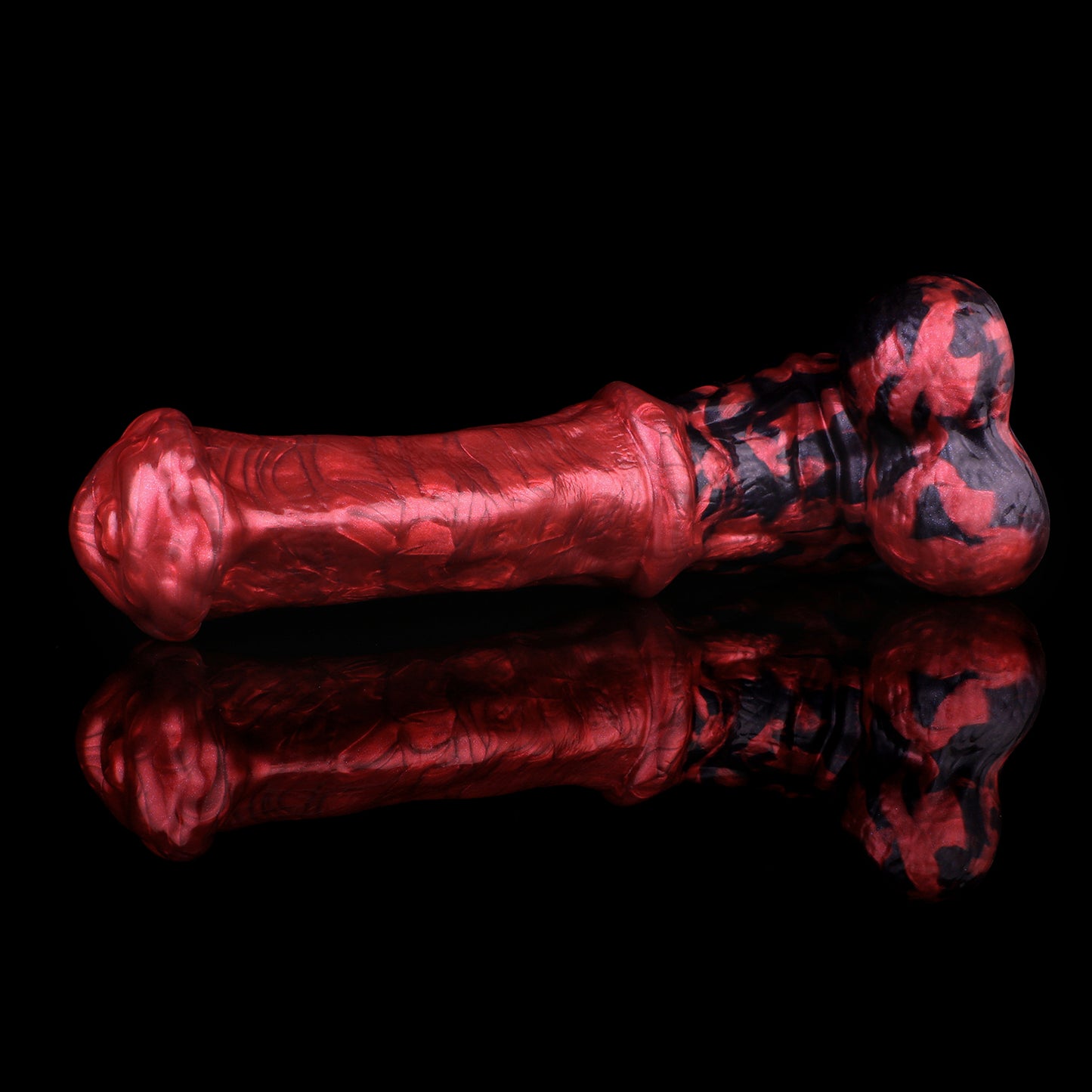 Dunkles Fantasy Faust-Dildo | Platinum Silicone Smooth Surface Dildo mit Realistischer Faust-Spitze