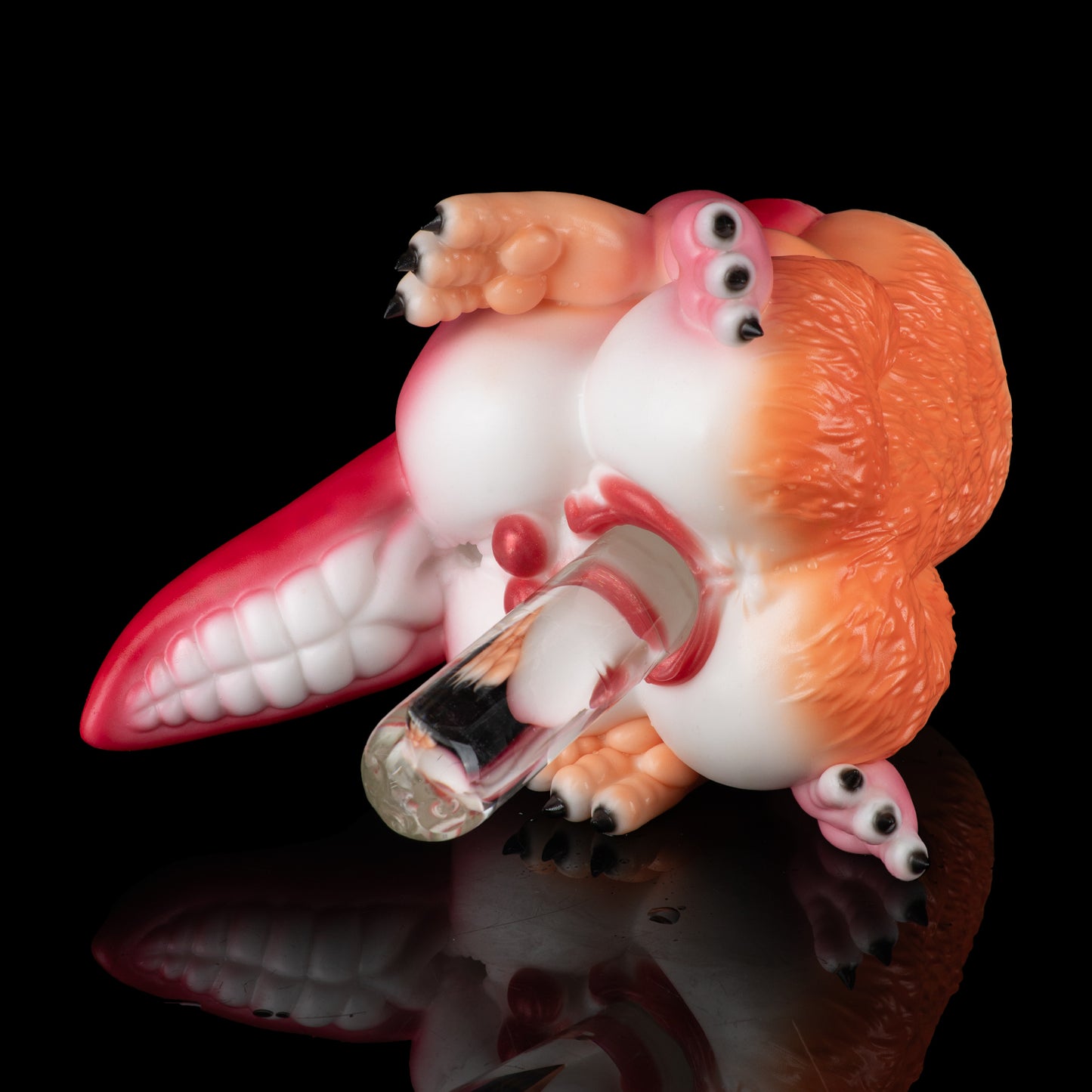 Sexpuppen Doppel-Beastmen – Drache & Fuchs in Missionarsstellung, Doppelkanal & Schwanzgriff