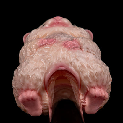 Cute Hamster Platinum Liquid Silicone Masturbator: Discreet Sex Doll & Nightstand Decor Highlight
