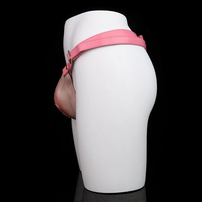 Professional Harness Gaff with Three-Point System – Silicone Tucking Prosthesis for MTF, Crossdressers, and Cosplay Disguise