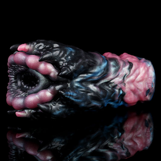 Tight Pocket Pussy Platinum Silicone - Monster Fantasy Stroker mit Spiral-Eingang und Perlglanz-Dreifarbigkeit