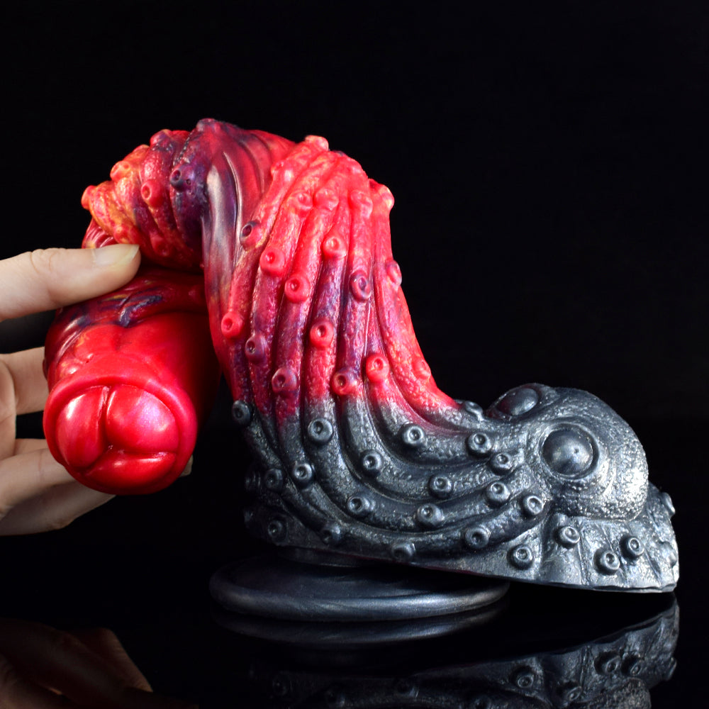Small Octopus Tentacle Dildo - G and P-Spot Intensifier Where Each Tentacle Stimulates Like a Gentle, Curious Hand.