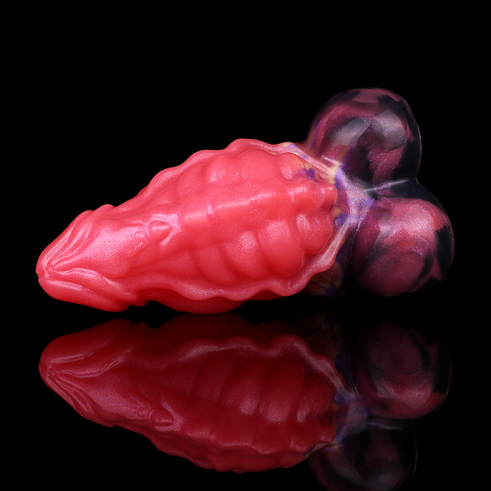 Anal Plug mit Stachelstruktur – Textured Silicone Dildo im Fantasy-Design