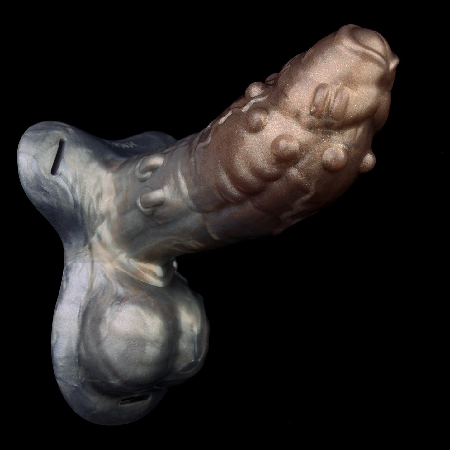 Pearlescent Contour Penis Sleeve - Full-Coverage Silicone Sleeve with Removable Support Core | SilikonLust