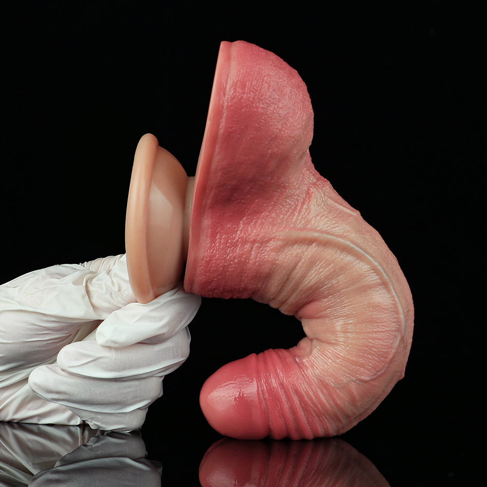 Ein Dildo. Sechs Orte. | Platin-Silikon | Freihändig per Saugnapf