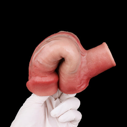 Lebensechte Penis Sleeve Hülle in Hautfarbe – Penisüberzug & Erektionshilfe für maximale Ausdauer und mehr Umfang beim Liebesspiel