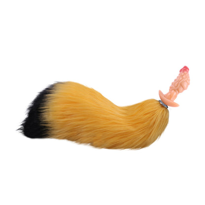 Kristalliner Dragon Scale Tail Plug | Platinum Silicone Fantasy Butt Plug mit Monster-Drachenschuppen-Textur & Spiralspitze – NNSX