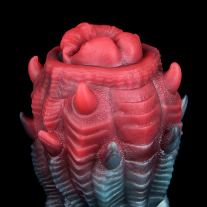 Xenomorph Apex-Schlund – Stacheliger Alien-Masturbator aus Platin-Silikon