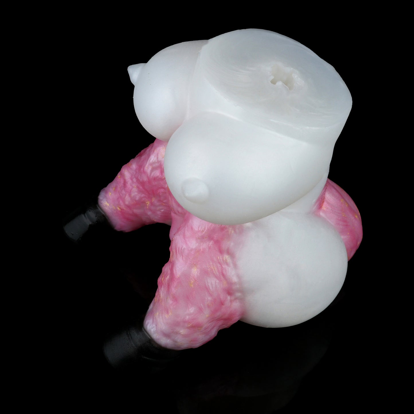 Einhorn-Sexpuppe aus Platin-Silikon: Weicher Oberkörper, pinke Textur & Fantasy-Erlebnis für Männer