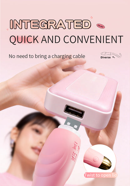 Vibrierender Perlen-Analplug in Zartrosa – Schlankes Premium-Design für Anfänger & Paarespiel