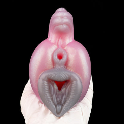 Wolf Fantasy Pocket Pussy – Realistischer Doppelkanal-Masturbator & Silikon-Sextoy