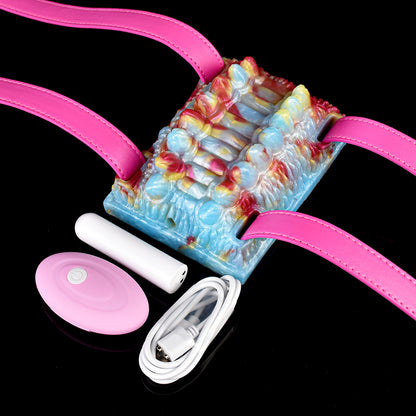 Vibrating Grinder Pad | Wearable Vibrating Grinder Toy with Doppelriemen & Dual-Zone-Textur
