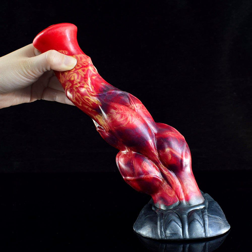 Spiral Flower Bud Fantasy Silicone Dildo - Intense Solo Play Roleplay & Fantasy Couple Scenes