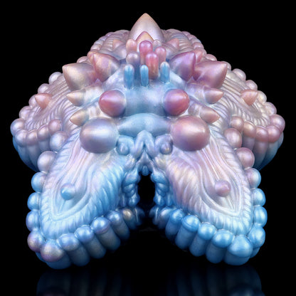 Deep-Sea Starfish Masturbator: Bioluminescent Silicone Sex Toy for Intense Solo Moments in Bed