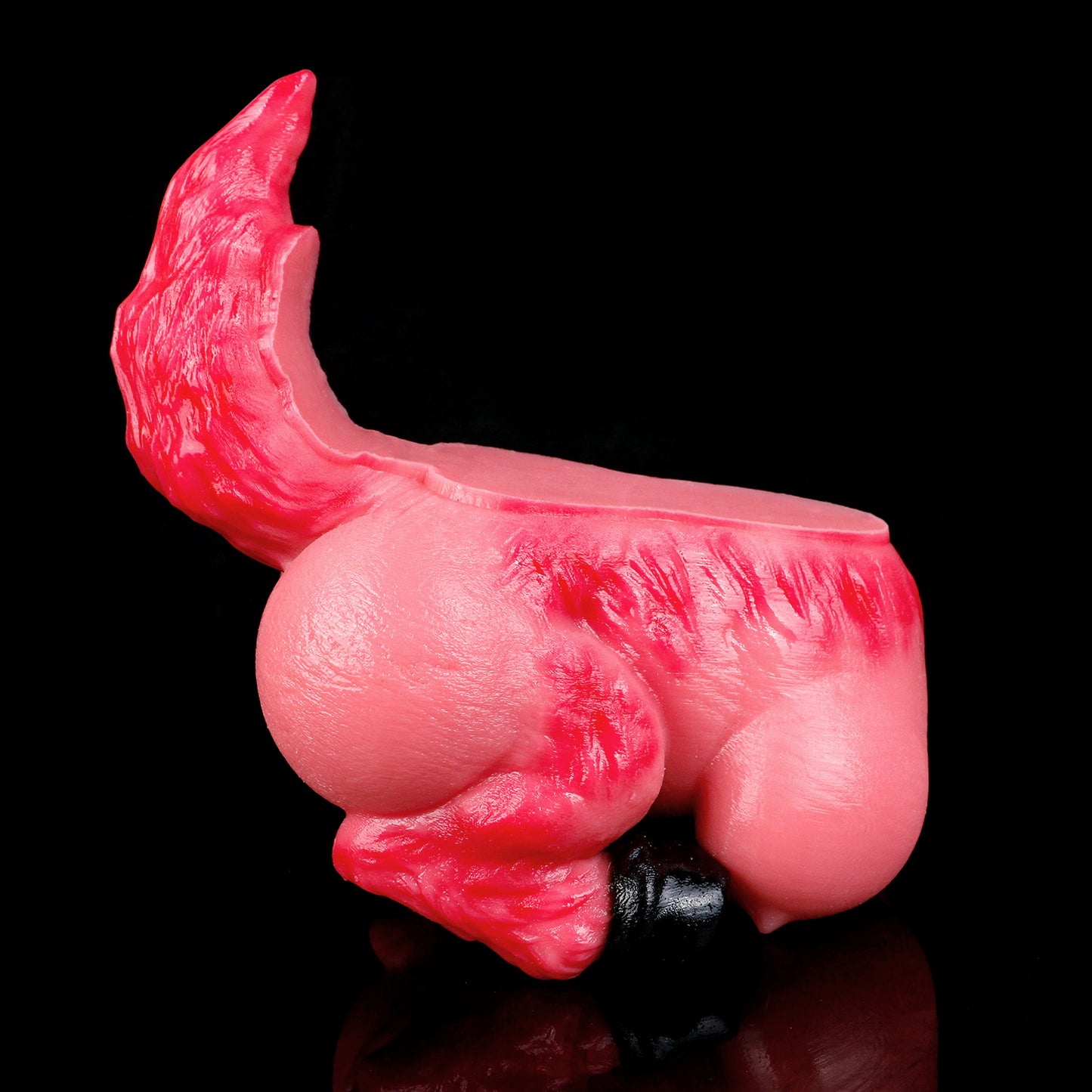 Kompakte Fantasy-Pferd Sexpuppe aus Platin-Silikon – Halbkörper Erotikpuppe mit Brüsten & Griff-Schweif für wilde Solo-Sessions