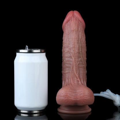 Huge Realistic Dildo – Uncircumcised Thick Veiny Ejaculating | SilikonLust