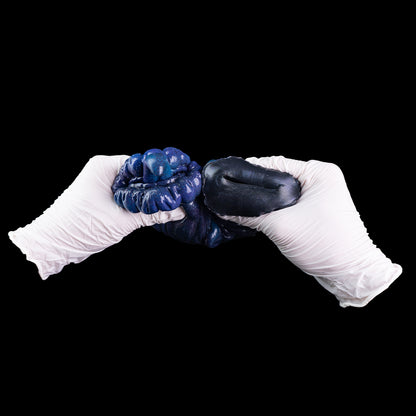 Pocket Pussy Alienmaul – Blauvioletter Platin-Silikon-Masturbator für Sci-Fi-Rollenspiele