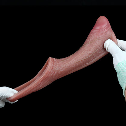 Penis Sleeve – Volle Frontkontur in Pfirsichrosé für intime Paarmomente