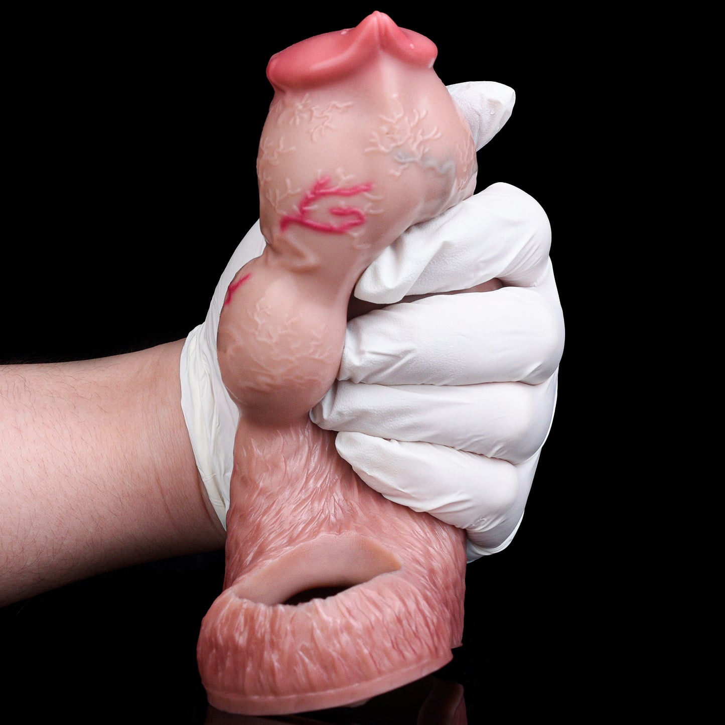 Animal Inspired Silicone Sleeve - Creative Design Open-Ended Penis Cover
