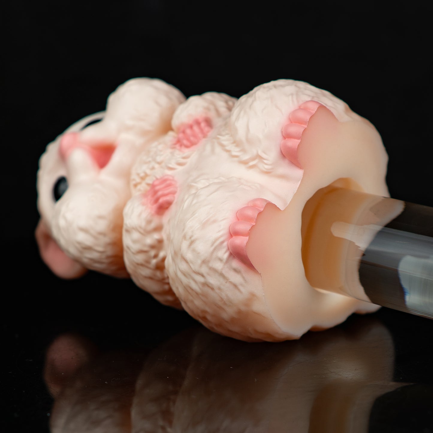 Peach-Soft Hamster Masturbator: Cute Platinum Silicone Premium Sex Dolls for Intense Moments