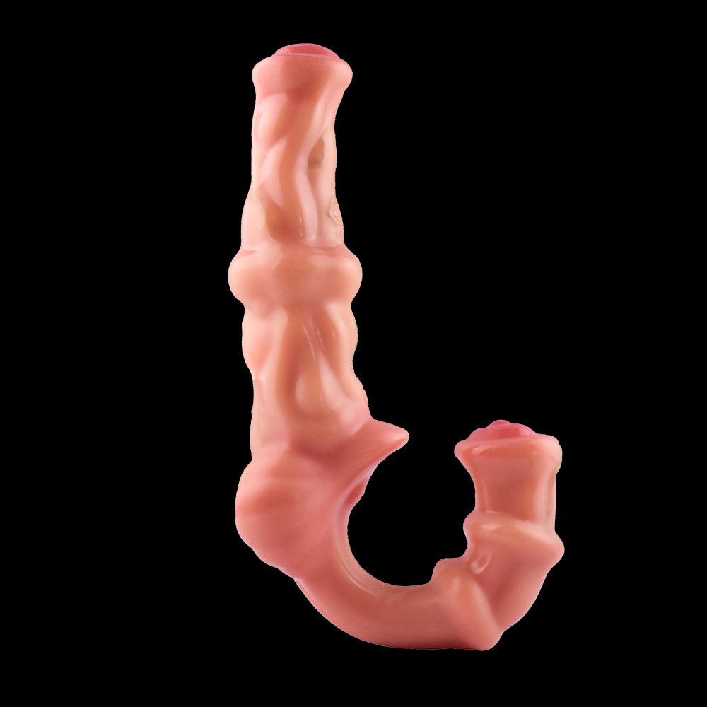 Double-Ended Dildo Silicone - Strapless Strap-On Equine Fetish | SilikonLust