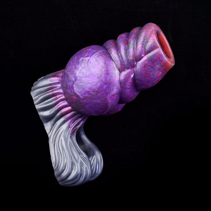 Penis Sheath Nebula – Bio-mechanical Extender Fetish Platinum Silicone | SilikonLust