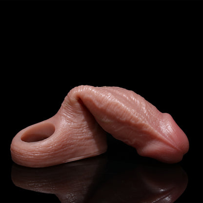 Penis Sleeve – Hautnahes Rosé mit breitem Fixierring für gemeinsame Entdeckungen