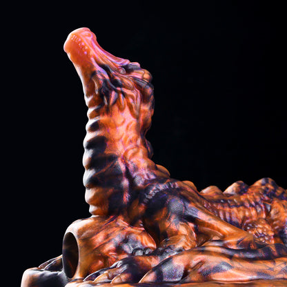 Mystic Lava – Drachen Grinding Toy mit Vibration & Ledergurt für Paare