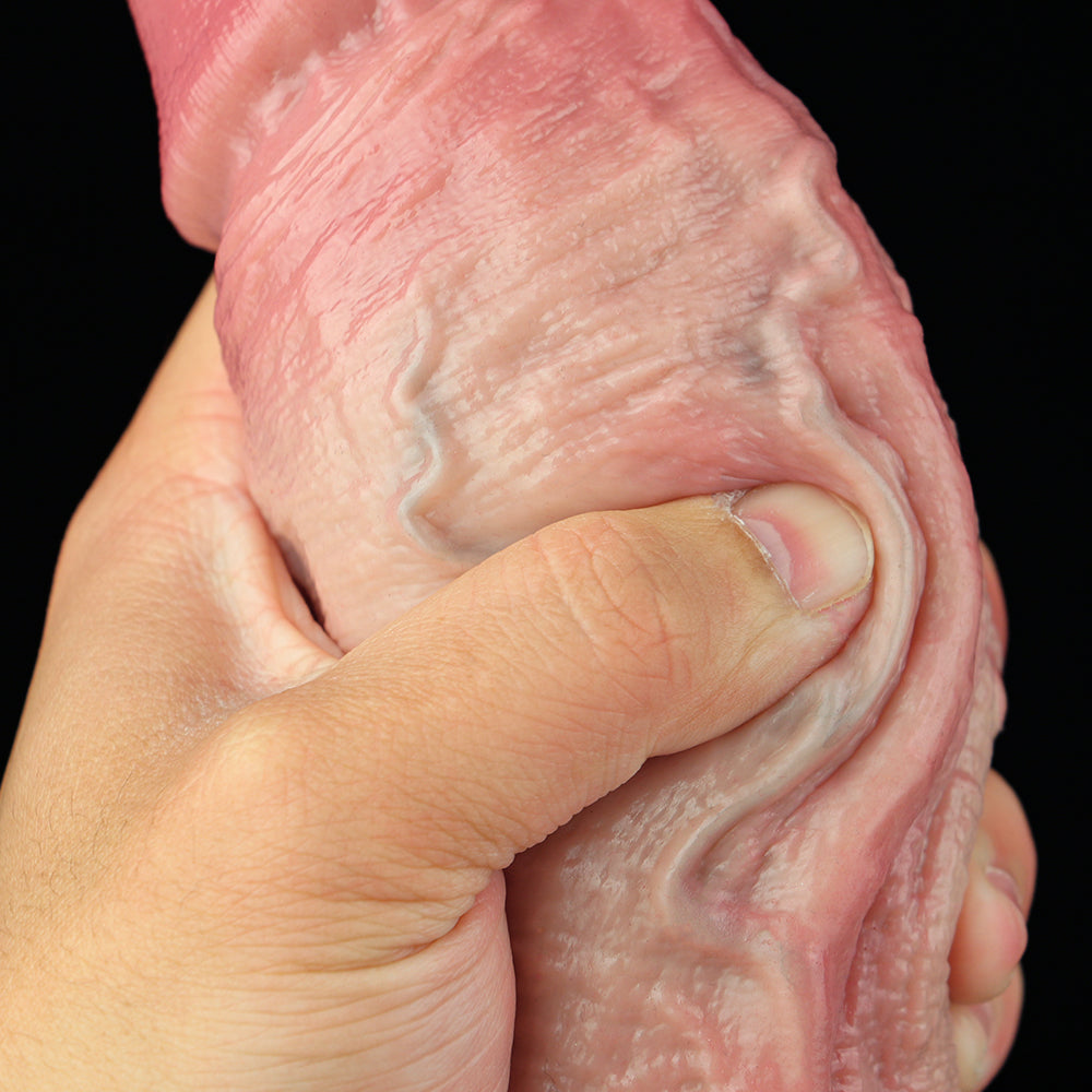 Premium Platin-Silikon Dildo mit Dual-Density – Dein Luxus-Toy für sinnliche Nächte