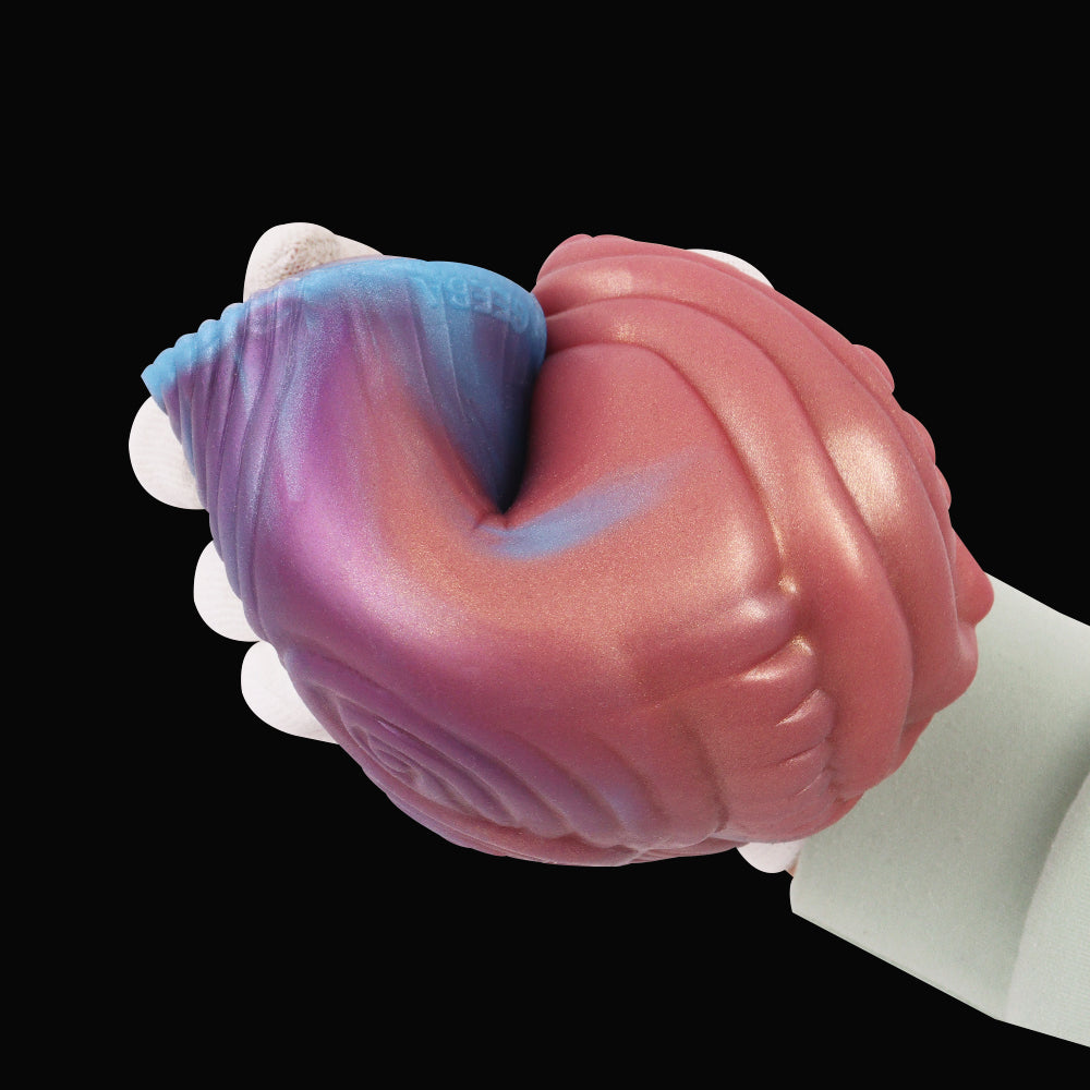 Organic Dual Channel Masturbator – Alien Fantasy Stroker made of Platinum Silicone with Two Entry Channels for Intense Solo Stimulation